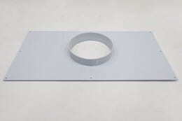 Flange Adapter Module, for Cleanroom A/C Unit, Polypropylene, 39.25W x 24D x 39H