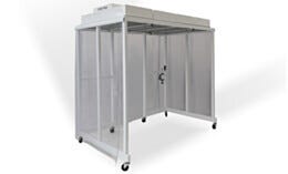 Hood; Portable CleanBooth; Vertical Airflow, 1 FFU, ISO 7, Vinyl, Knock-Down, 102