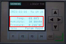 Air Innovations Remote Monitor, Temp/RH/Pressure, 0-10VDC, for SSC4500 Sterile Storage Cabinet, 91C0191-00