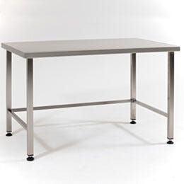 Work Station, BioSafe® UltraClean®; 304 or 316 Stainless Steel, Heavy-Duty, Solid Top, 60