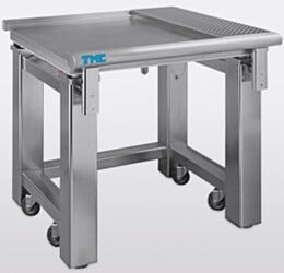 TMC Vibration-Free Table 63600 Series, 304 Stainless Steel, Solid Top, 35