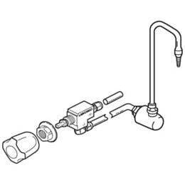 Service Fixture Kit; Cold Water, Brass Gooseneck Faucet, for Labconco Fume Hood