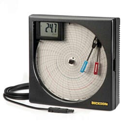 Chart Paper; for Disk Chart Recorder, 24-hour, -20 to 120 F