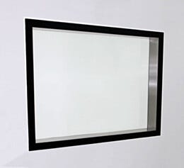 BioSafe® Cleanroom Window; Frameless, 5 ft x 3 ft x 4.875