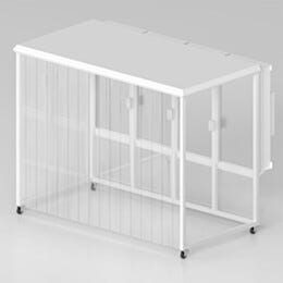 Hood; Portable CleanBooth, Horizontal Airflow, 4 FFUs, ISO 7, Vinyl, 106