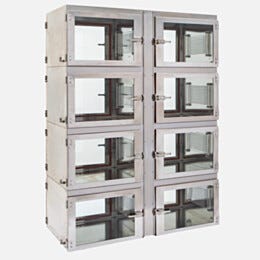 Desiccator; NitroPlex, Stainless Steel, 8 Chambers, 47