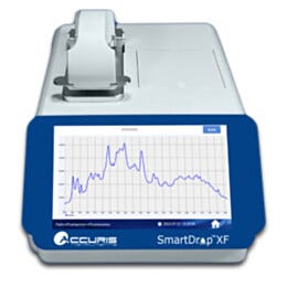 Benchmark Scientific Accuris SmartDrop XF Nano UV-Vis Spectrophotometer with Fluorometer 0.5µl-2.0µl Xenon Lamp NS1020