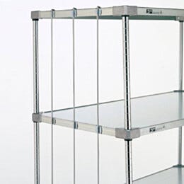 Shelf Rod for Wire Shelves; Chrome-Plated Steel, 61