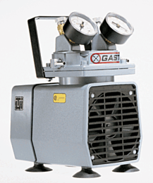 Vacuum Pump; Diaphragm, Gast, 120 V