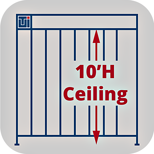 Service to adjust Valuline® softwall cleanroom heights to 10'H  |  6600-66-VL-10H displayed