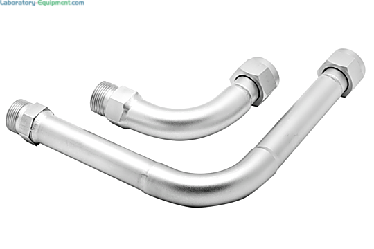 2 Elbow fittings 90, M16x1 female/male, offset, for use with M16x1 male or female connections | 2540-90A displayed