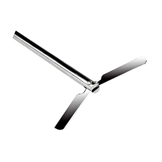 316 stainless steel centrifugal impeller, for mid to high speed mixing, fits OS-20L and OS-40L Overhead Stirrers by Benchmark Scientific; IPS2050-P-S2  |  6927-35 displayed