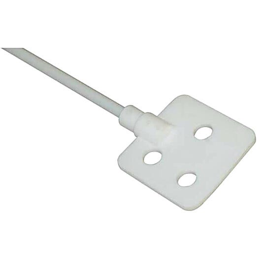 PTFE-Coated (Teflon) Paddle with Flat Holes for gentle, low to mid speed mixing fits OS-20L and OS-40L Overhead Stirrers by Benchmark Scientific; IPS2050-P-T3  |  6927-40 displayed
