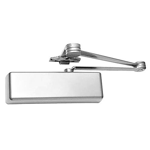 The Spring Cush-N-Stop arm offers extra cushioning at the stopping point and limits door swing to a predetermined angle, providing a high level of control and | 5050-06 displayed