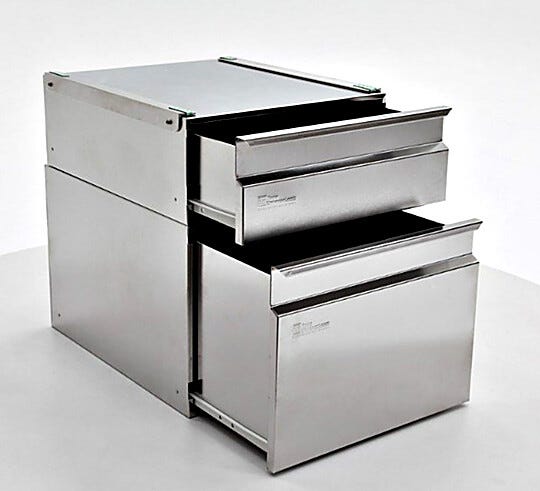 Drawers; 304 or 316 SS, Left Mounted for TUI Work Stations and Hoods