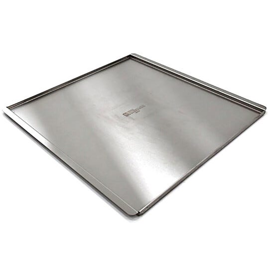 Stainless Steel solid desiccator shelf with lip | 1976-05 displayed