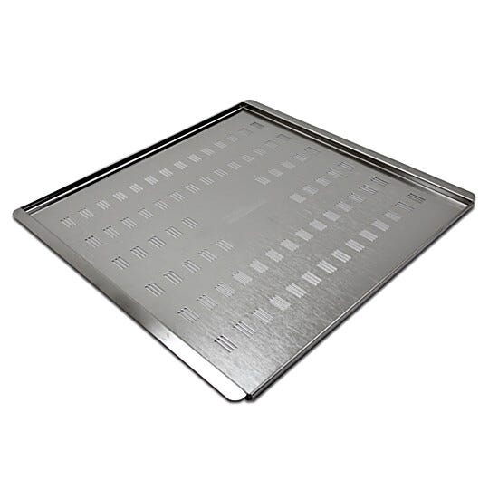Perforated Stainless Steel Shelf allows unimpeded airflow within the desiccator | 1610-42 displayed