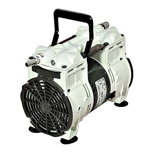 Welch's oil-free standard duty vacuum pump are lightweight, compact and quiet pumps that provide continuous oil-free pumping without corrosion  |  7906-50 displayed