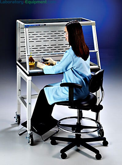 Labconco Protector XVS ventilation station design maintains stable air velocity; does not include stand | 3646-19 displayed
