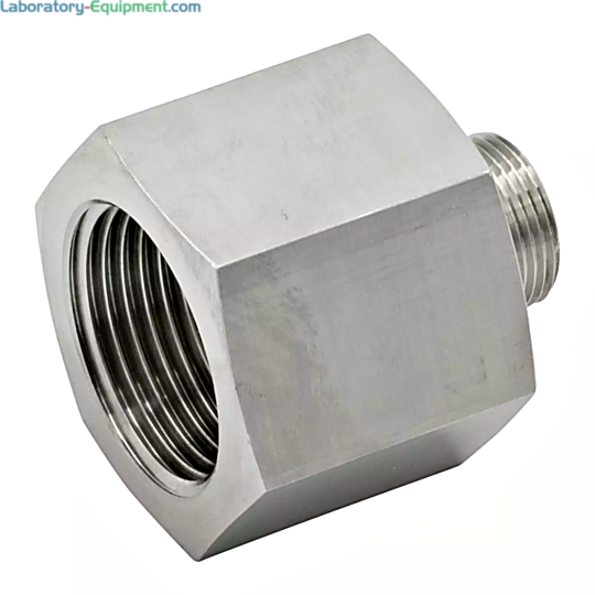 Stainless Steel Adapter M16x1 male to 1/2" BSP female compatible with Julabo Circulators, 8891008 | 2540-98 displayed