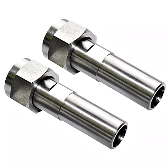 Adapter M16x1 f to 1/2" tube stub compatible with Julabo Circulators, 8890013, Qty. 2 | 2440-02 displayed