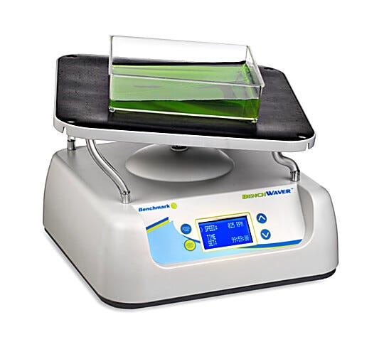 BenchWaver 3-D Rocker by Benchmark Scientific includes a 13.5" x 13" flat mat platform; optional stacking platforms available | 2808-04 displayed