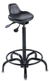 Sit/stand chair. Perfect for the lab, cleanrooms or areas that require cleanroom/static control performance | 2806-78 displayed