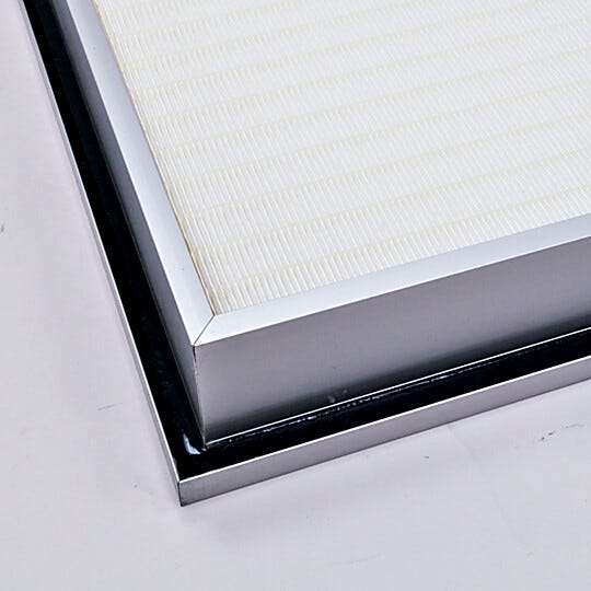 Roomside replaceable filters offers gel-sealed filter seats securely against "knife-edge" on blower housing to form a tight seal | 6601-27-R displayed