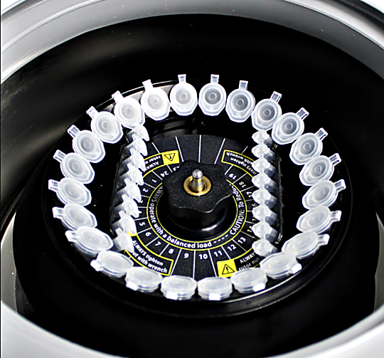 COMBI-Rotor for tubes and strips included with MC-24R Refrigerated High Speed Microcentrifuges (C2417-R and C2417-R-E); optional on C2417-R-NR and C2417-R-NR-E