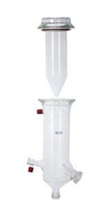 Vertical condensers, vertical-intensive condensers with manifold and dry ice condensers efficiently feed solvent | 6924-28 displayed