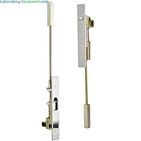 Constant latching keeps the inactive door locked at the top and bottom until the active door opens, triggering automatic bottom-bolt release | 5050-15 displayed