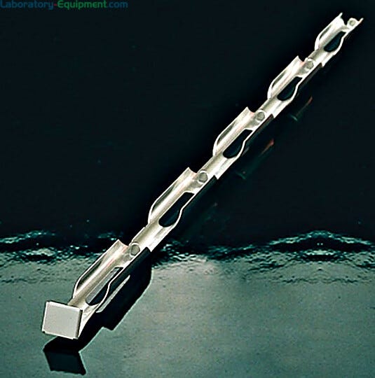Aluminum canes hold up to five cryovials for storage in Bio-Cane systems | 4901-14A displayed