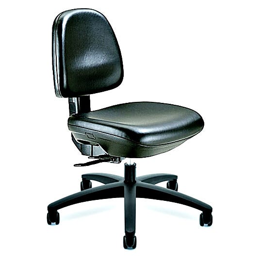 Vinyl material and ultra-clean construction makes this chair suitable for use in a Class 100 environment | 1012-05 displayed