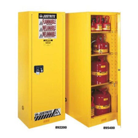 Sure-Grip EX deep SlimLine safety cabinets provides OSHA-, NFPA-compliant protection and containment of flammable materials | 1618-21 displayed