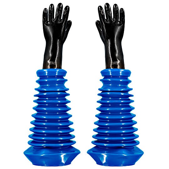 Chemical-resistant EPDM sleeve and butyl glove assembly for durable, ergonomic containment control | 1691-PP-01 displayed