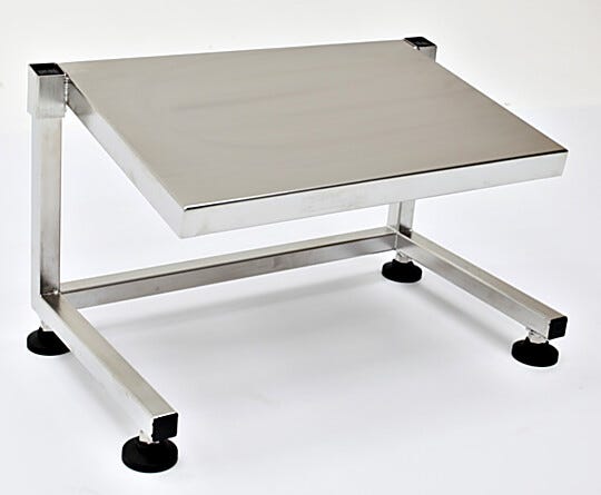 BioSafe® Foot Rest offers all-stainless-steel construction, height adjustability, and non-shedding leveling feet  |  2803-90 displayed