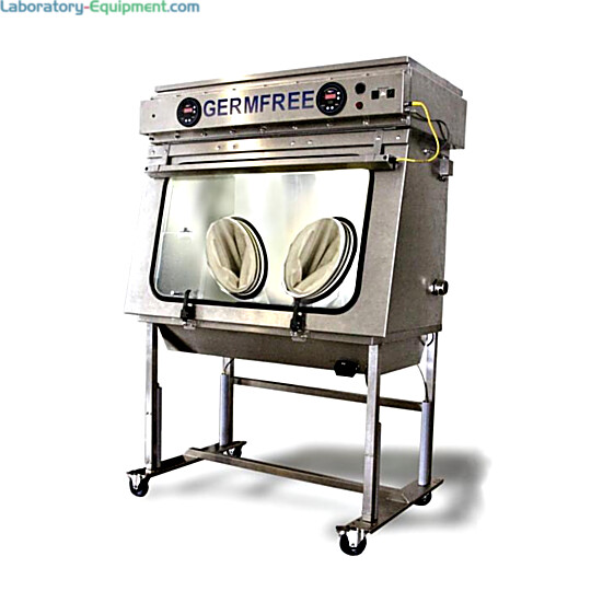 Germfree’s VersaFlow™ Compounding Aseptic Isolator provides an ISO 5 environment for compounding sterile pharmaceuticals (2-port model shown) | 5607-19 displayed