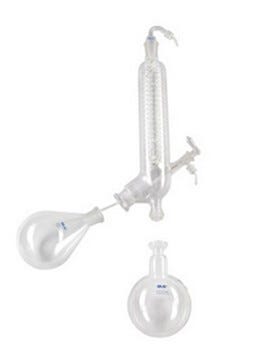 Vertical and diagonal glassware units for standard distillation | 6924-22 displayed