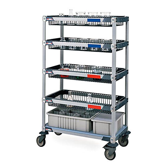 MetroMax i Microban Glassware Cart with 4 baskets (order glassware and containers separately) | 1533-22 displayed