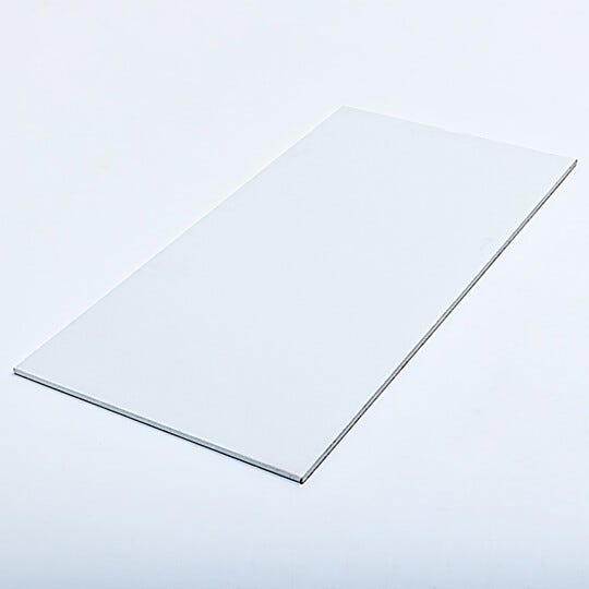 Vinyl laminate face of gypsum ceiling panel eliminates additional finishing | 6705-09 displayed
