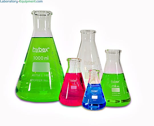 Hybex™ Erlenmeyer reusable and autoclavable Flasks by Benchmark Scientific
