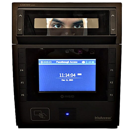 Iris Scanner For Smart Passthrough  |  2635-84 displayed