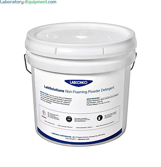 LabSolutions powder detergent, large pail is specially formulated for Labconco glassware washers  |  6921-84-L displayed