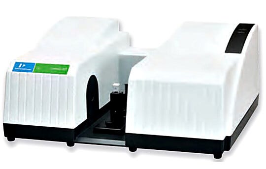 LAMBDA 465 UV/Vis Spectrophotometer with a 1nm resolution captures a full spectrum of light in 20 seconds ideal for high-end research | 5103-00 displayed
