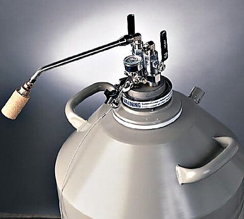 Incorporates gas relief device, pressure gauge, and means of refilling while the device is installed. | 6901-11 displayed