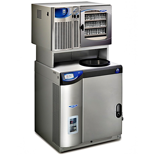 Labconco FreeZone 12L Console -50C Freeze Dryer with Stoppering Tray lyophilizes moderate to large loads of aqueous samples  |  6923-75A-220 displayed