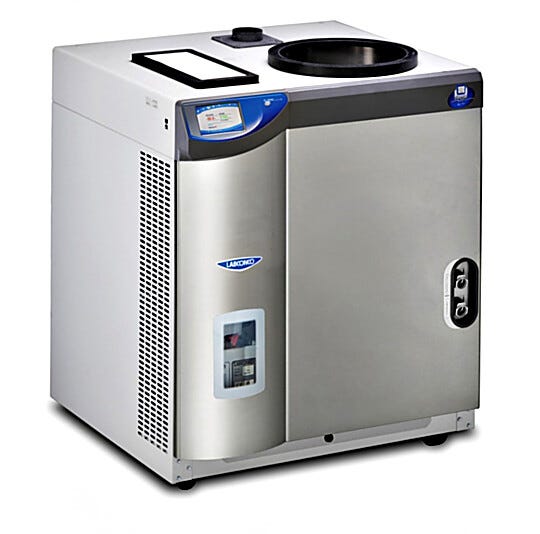 FreeZone 6 Liter Console -50C Freeze Dryer by Labconco for aqueous samples; removes 4L of water in 24 hours  |  6923-PP-02 displayed