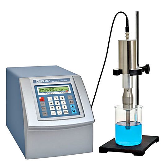 Disperses nanoparticles, disrupt cells, shears, and homogenizes with minimal heating (stand sold separately) | 5323-35 displayed