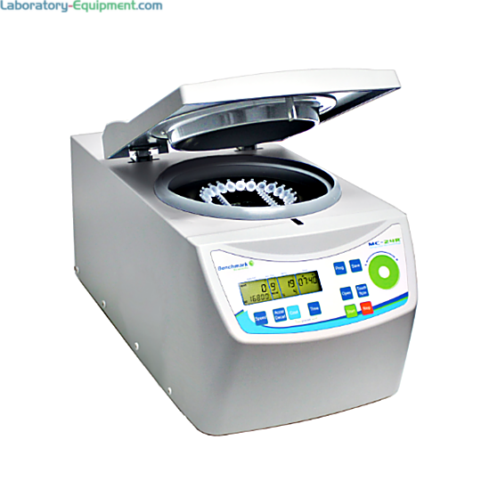 MC-24R Refrigerated High Speed Microcentrifuges by Benchmark Scientific with a 13,500 rpm/16,800 xg max, a -20° to +40°C range, Combi rotor (select models)