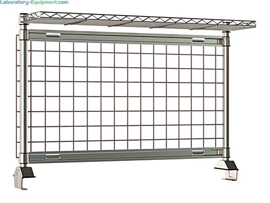 Designed to optimize workspace efficiency, the included shelf and SmartWall Grid ensure essential items stay within reach | 1542-45 displayed